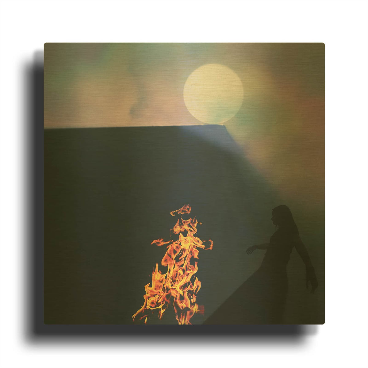 'Soul Retrieval' By Elena Ray Gold Metal Wall Art
