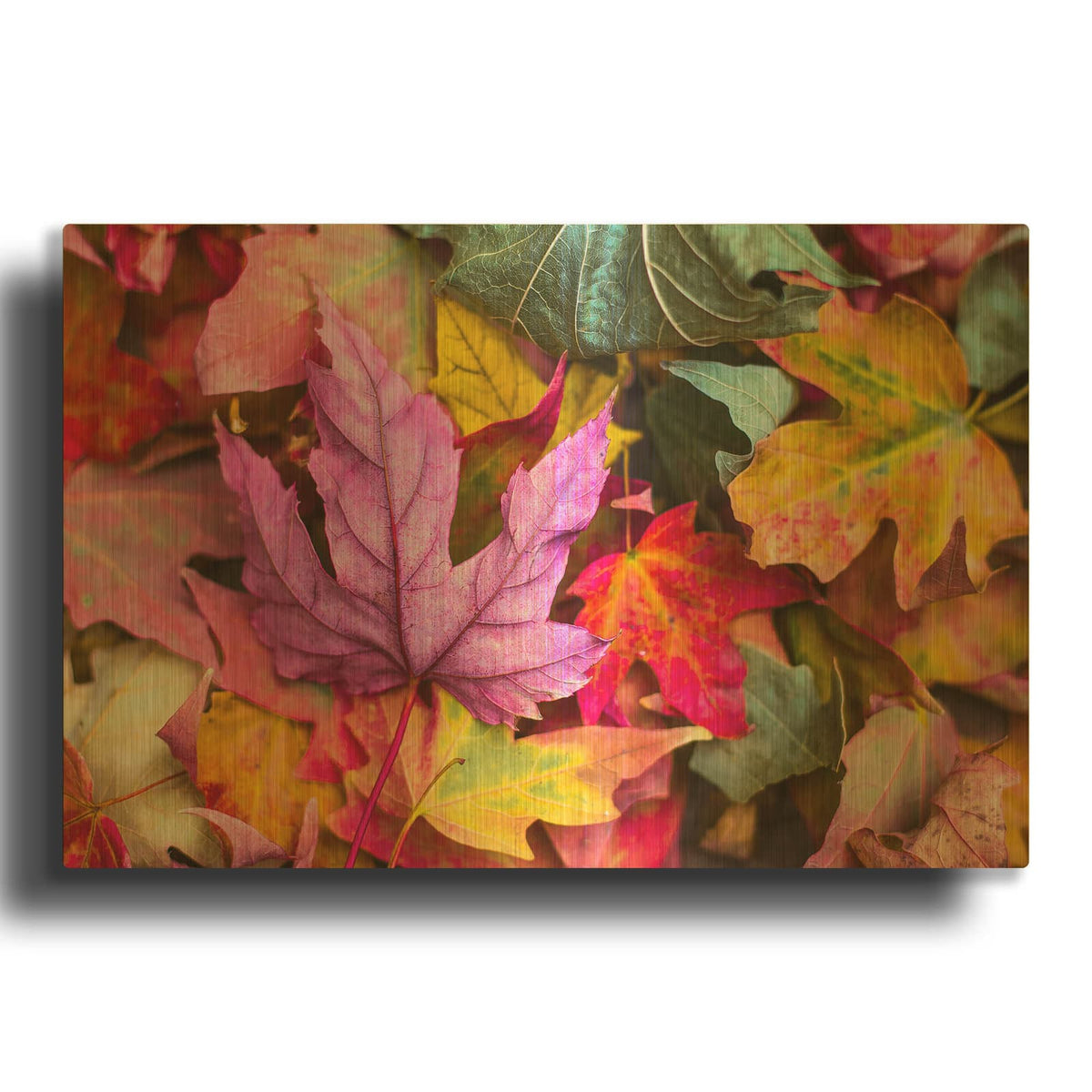 'Beautiful Fall' By Luxe Gold Metal Wall Art