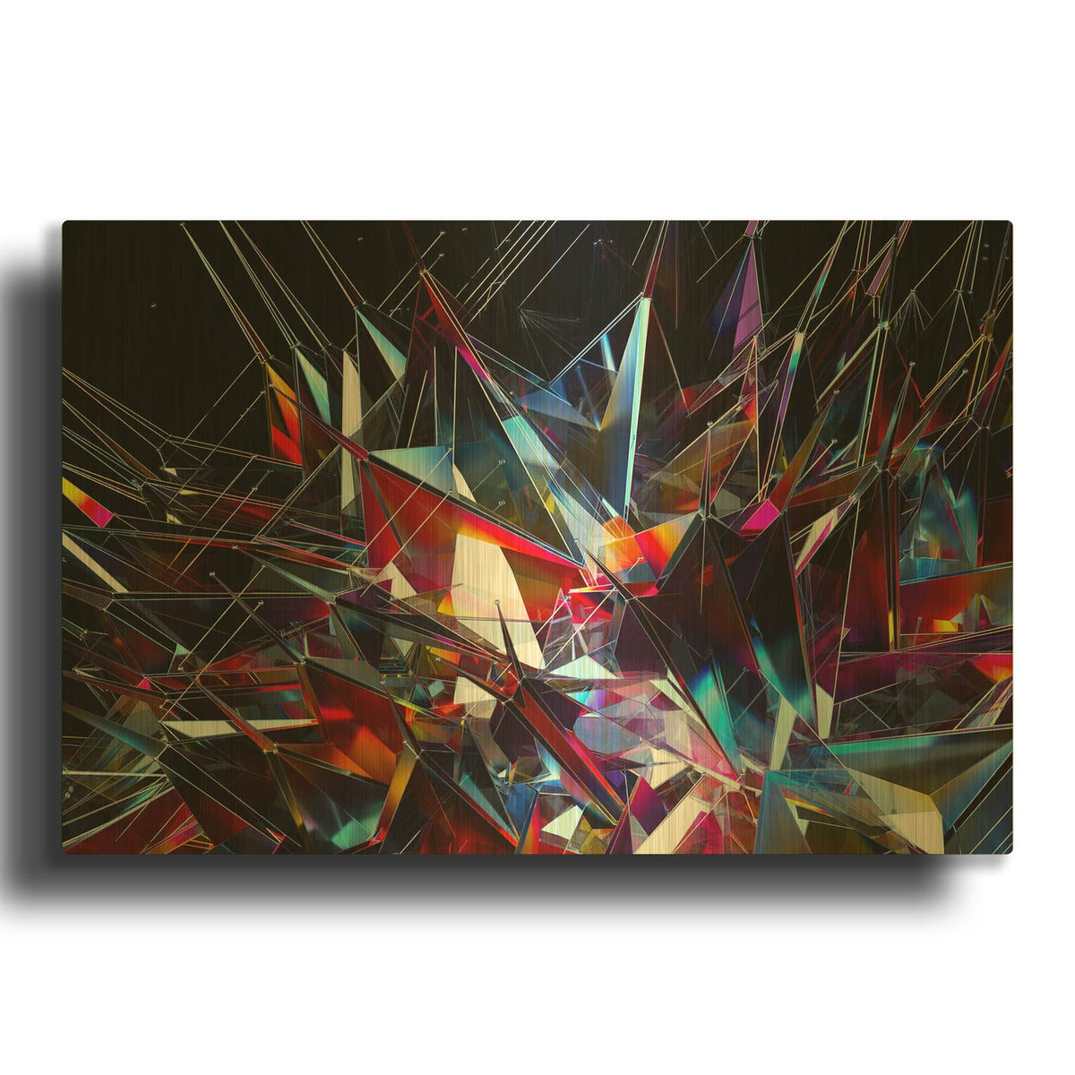 'Cristalino' By Luxe Gold Metal Wall Art