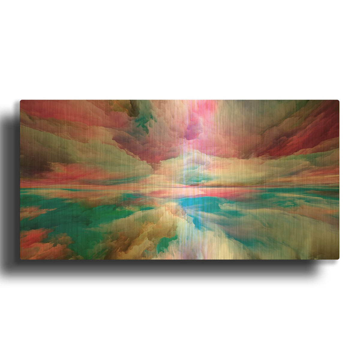 'Emotional Madness' By Luxe Gold Metal Wall Art