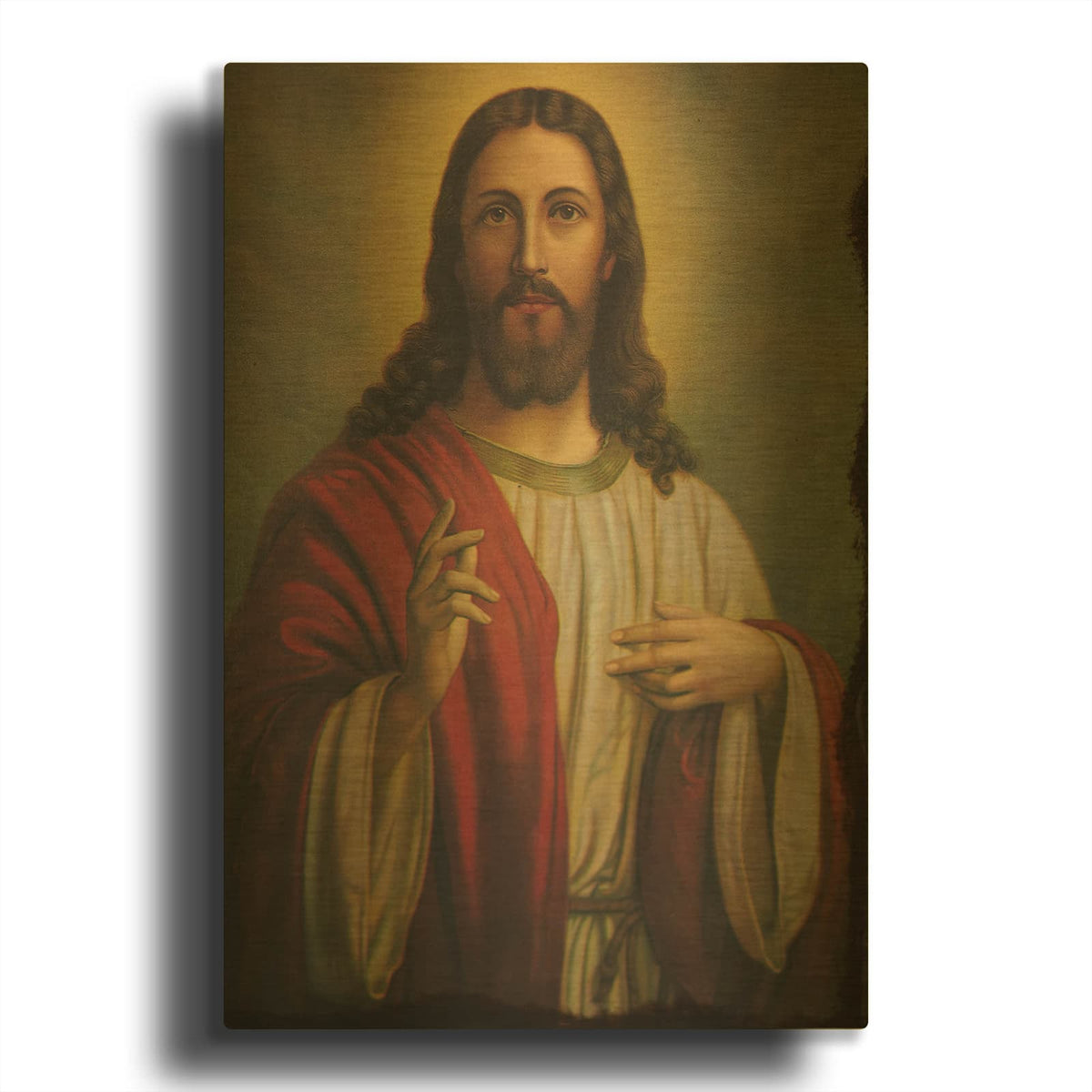 'Jesus' By Luxe Gold Metal Wall Art