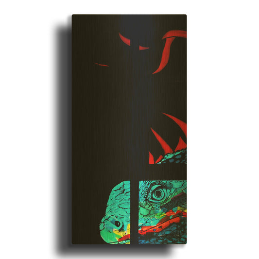 'Yum!' By Rita Shimelfarb Gold Metal Wall Art