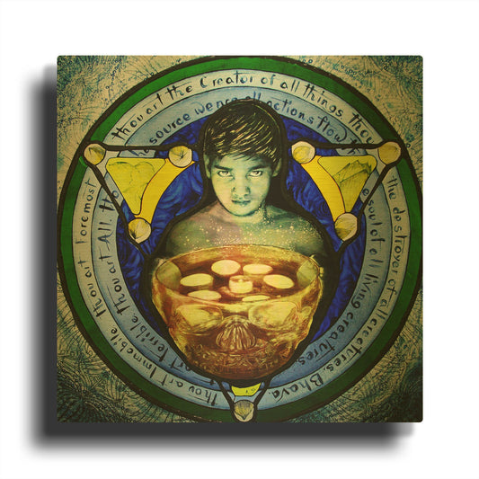 'Shiva' By Rita Shimelfarb Gold Metal Wall Art