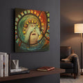 'Samsara' By Rita Shimelfarb Gold Metal Wall Art