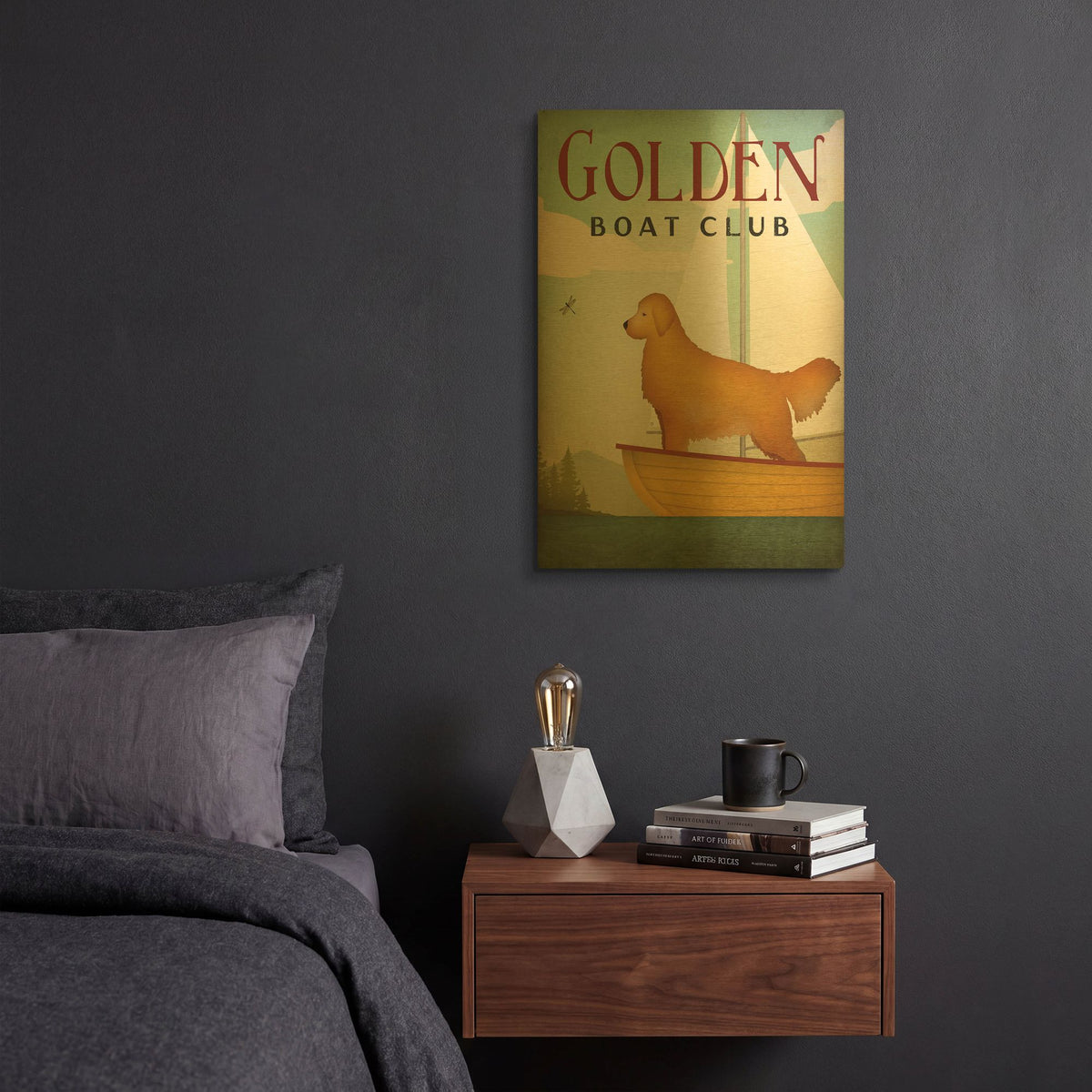 'Golden Sail' By Ryan Fowler Gold Metal Wall Art