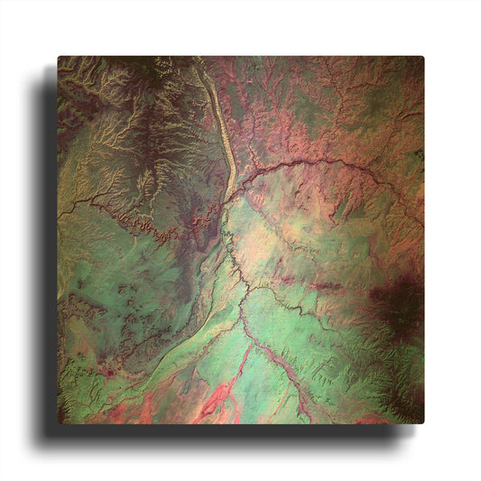 'Earth As Art Cloud Lightning' By NASA Earth As Art Gold Metal Wall Art