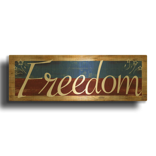 'Freedom' By Ed Wargo Gold Metal Wall Art