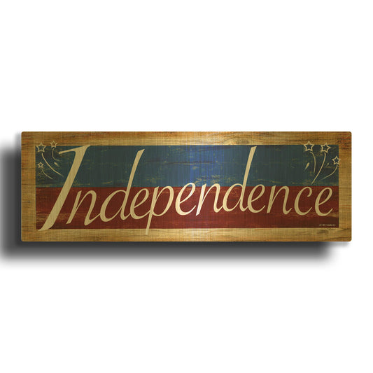 'Independence' By Ed Wargo Gold Metal Wall Art