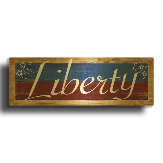 'Liberty' By Ed Wargo Gold Metal Wall Art