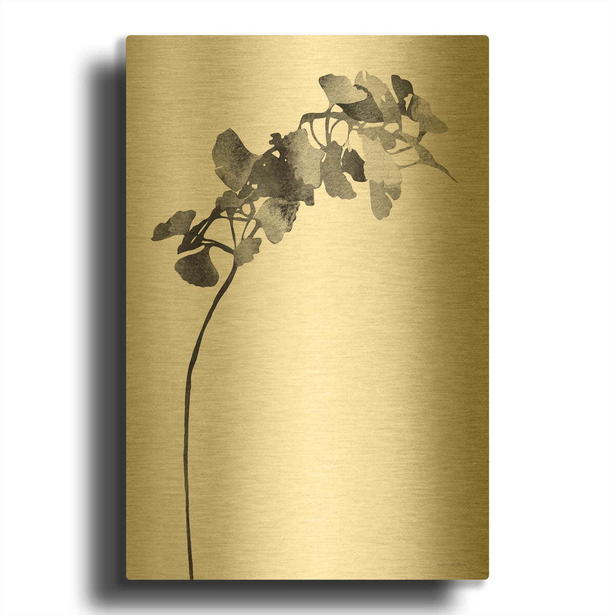 'I Have an Inkling' By Kamdon Kreations Gold Metal Wall Art