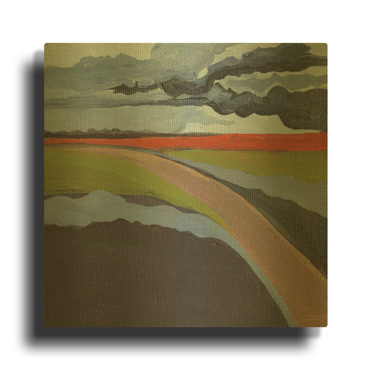 'To the Left' By Kamdon Kreations Gold Metal Wall Art