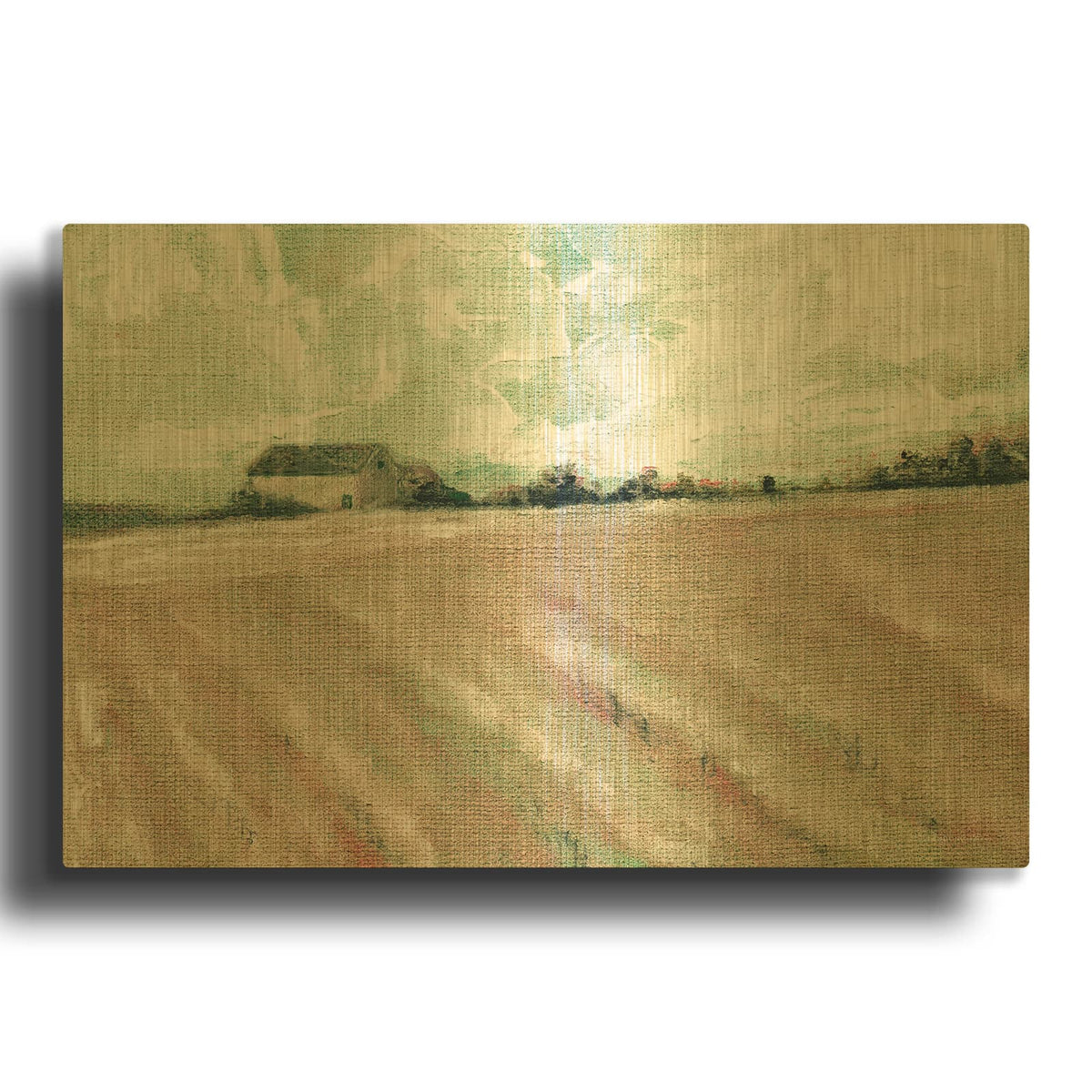 'A Moment Before the Day' By Kamdon Kreations Gold Metal Wall Art