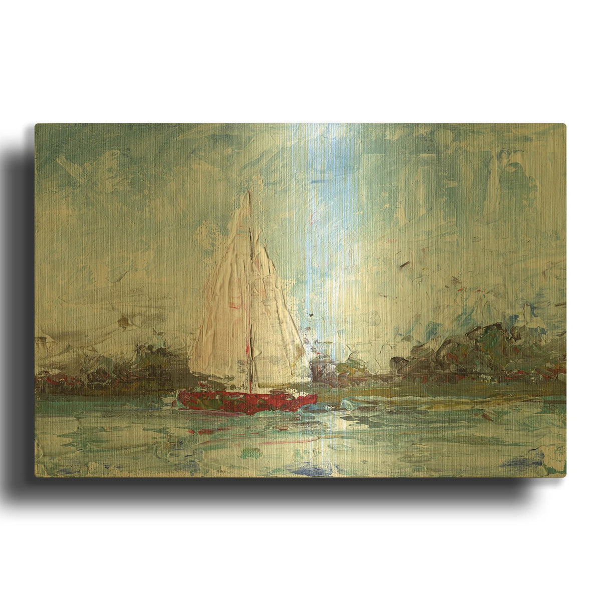 'Here We Go a Sailing' By Kamdon Kreations Gold Metal Wall Art