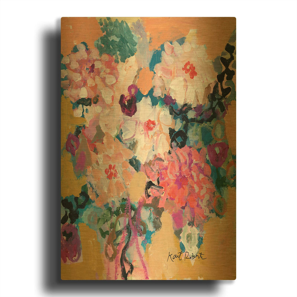 'Cultivate Creativity' By Kait Roberts Gold Metal Wall Art