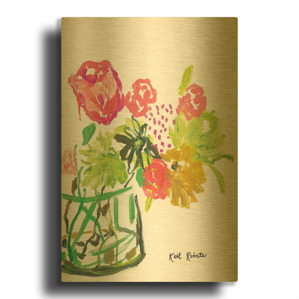 'Once Upon a Dream' By Kait Roberts Gold Metal Wall Art