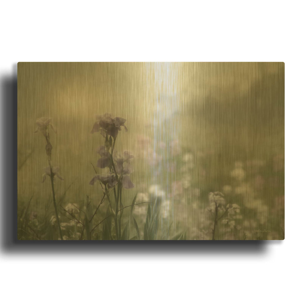 'Spring Bling' By Lori Deiter Gold Metal Wall Art