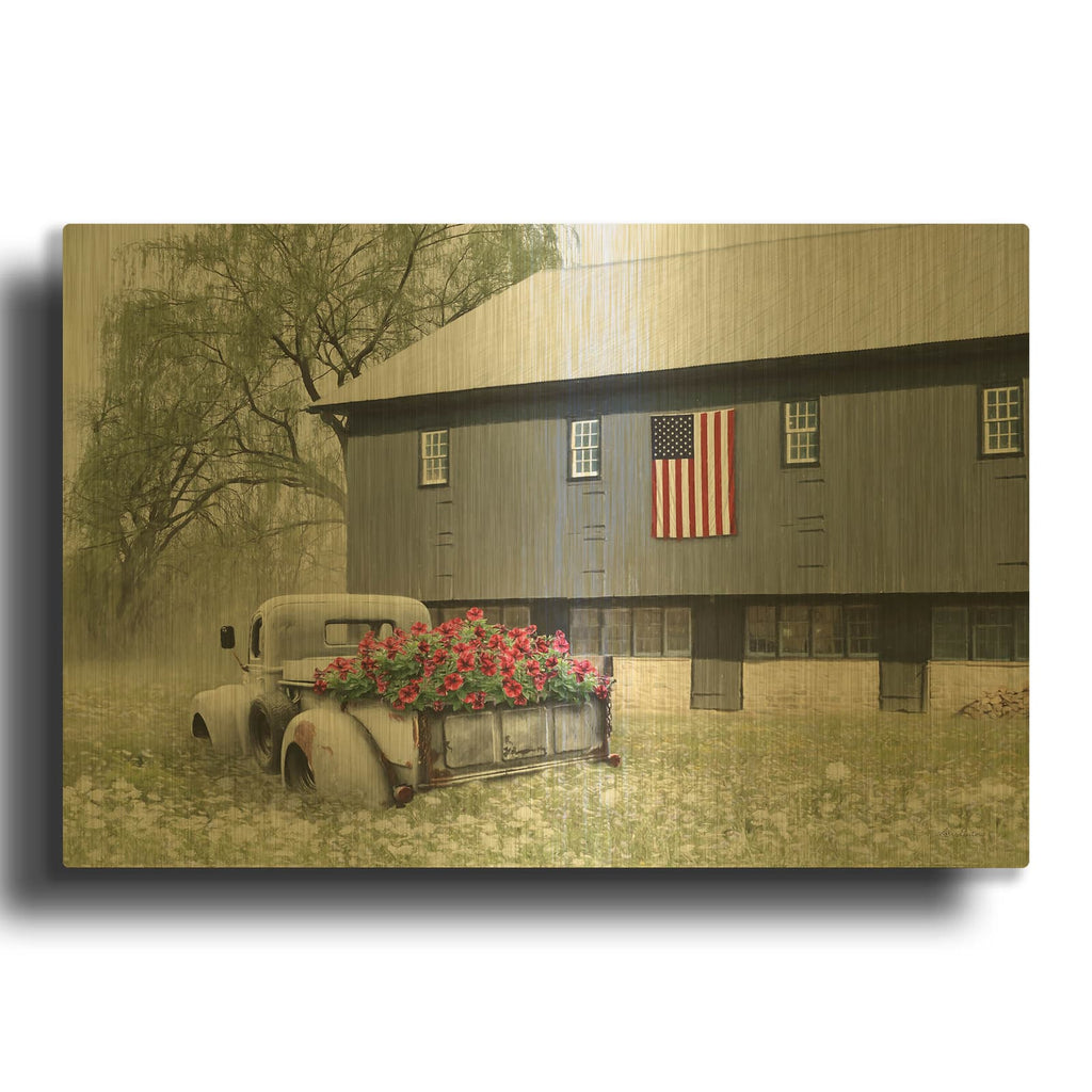 'Summer Sweetness' By Lori Deiter Gold Metal Wall Art