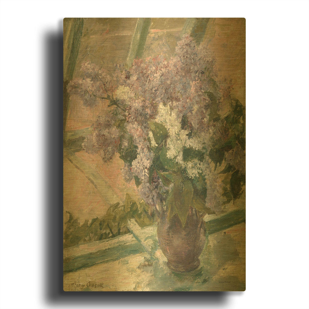 'Lilacs in the Light' By Lettered Gold Metal Wall Art