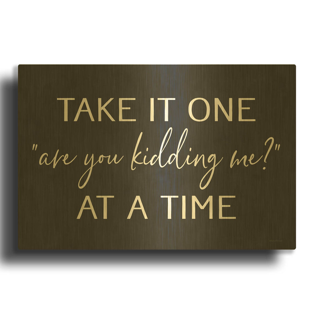 'Are You Kidding Me' By Lettered Gold Metal Wall Art