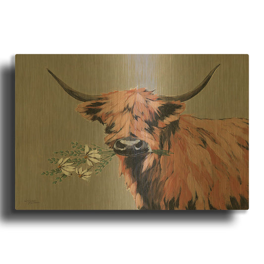 'Daisy Mae' By Michele Norman Gold Metal Wall Art
