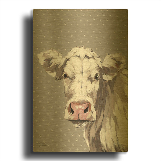 'Francine' By Michele Norman Gold Metal Wall Art