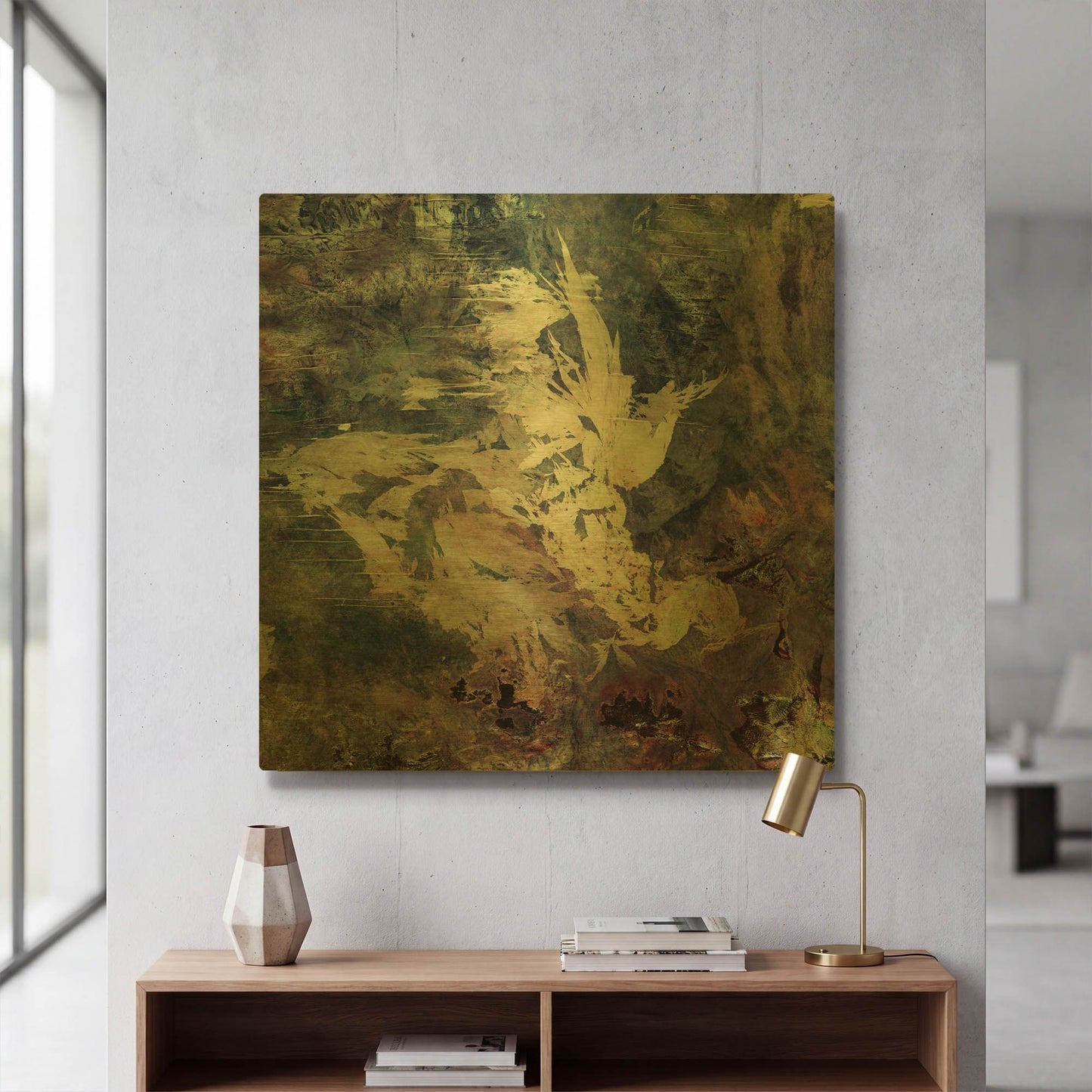 'Earth As Art Sandy Scars' By NASA Earth As Art Gold Metal Wall Art