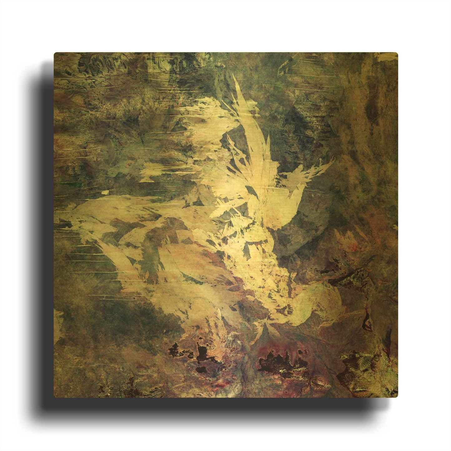'Earth As Art Sandy Scars' By NASA Earth As Art Gold Metal Wall Art
