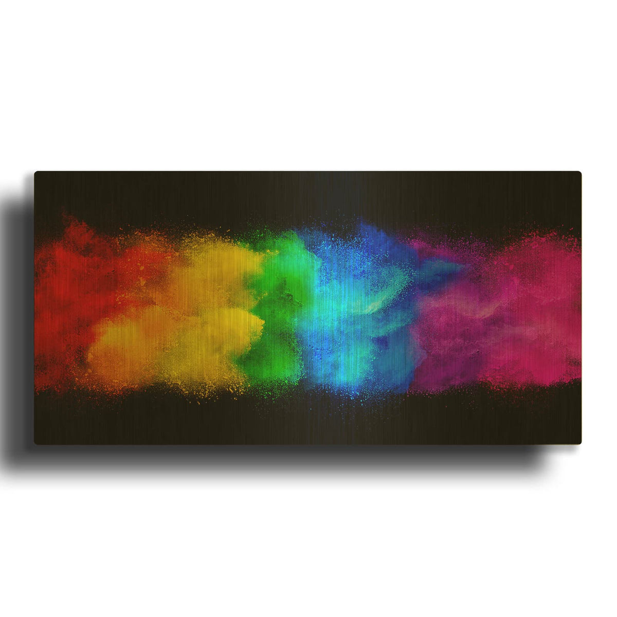 'Radiant Hurricane' By Luxe Gold Metal Wall Art