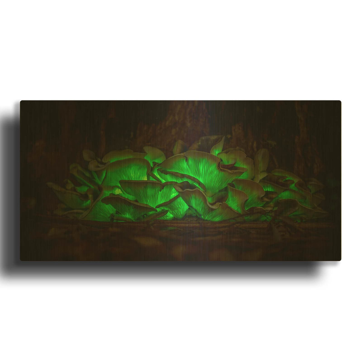 'Emerald Boom' By Luxe Gold Metal Wall Art