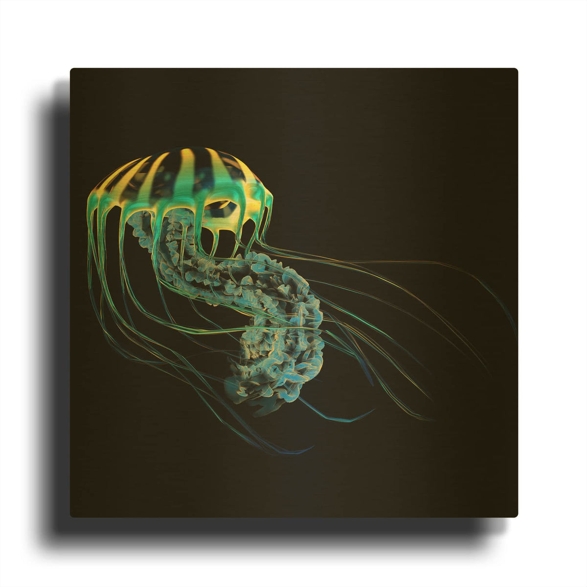 'The Deep Rastafari' By Luxe Gold Metal Wall Art