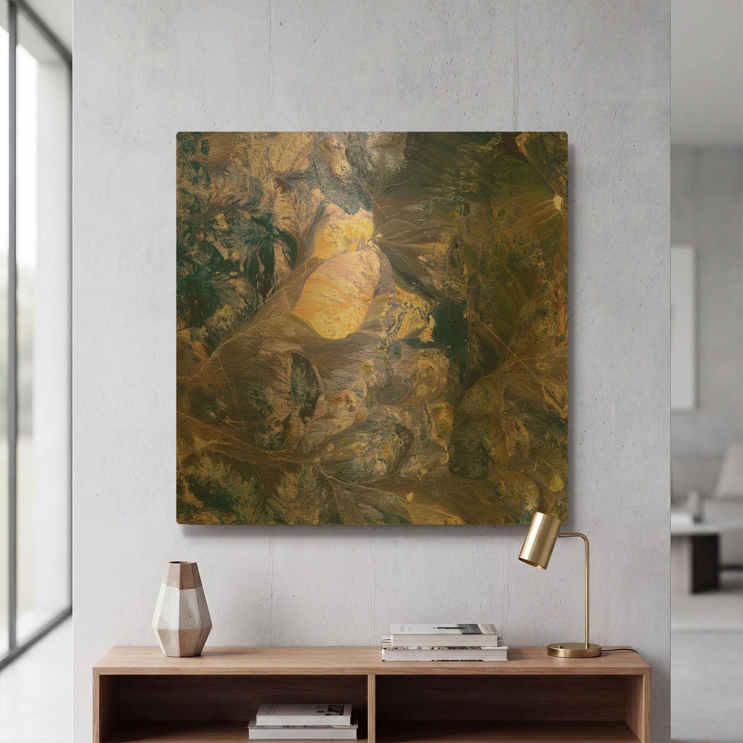 'Earth As Art Andes' By NASA Earth As Art Gold Metal Wall Art