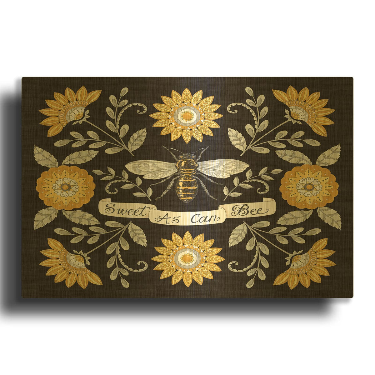 'Sweet As Can Be' By Deb Strain Gold Metal Wall Art
