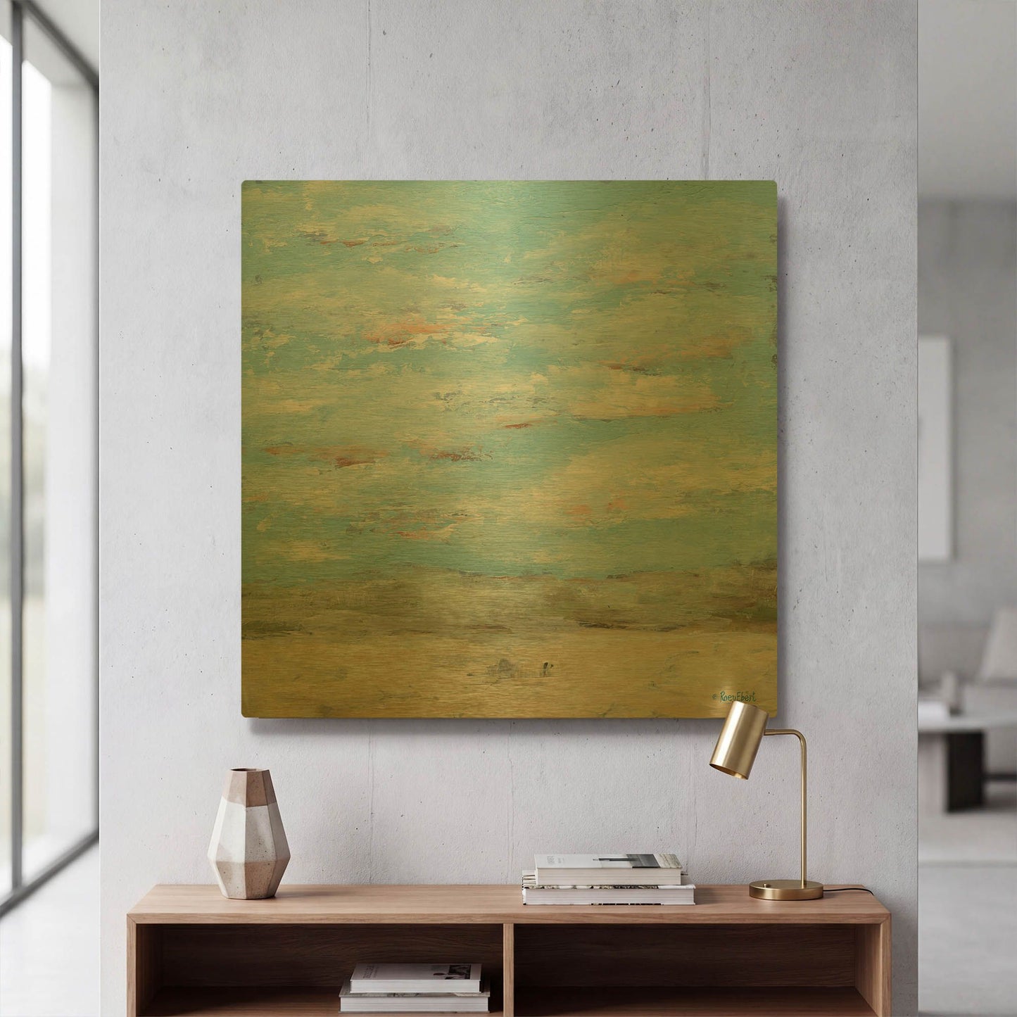 'Look Up, Part 1' By Roey Ebert Gold Metal Wall Art