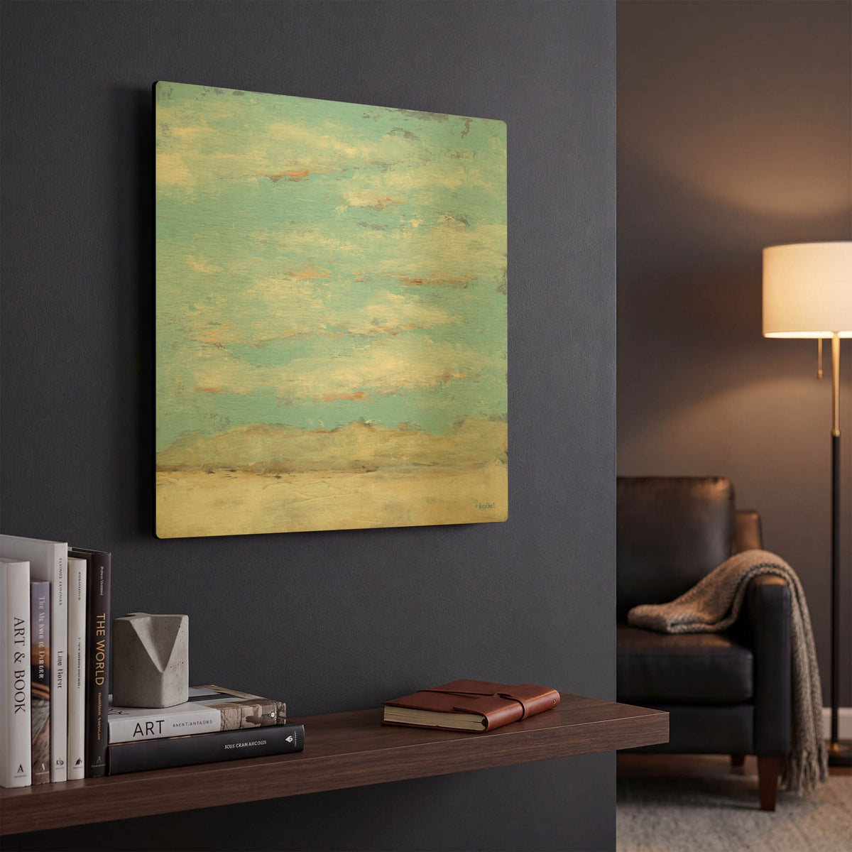 'Look Up, Part 2' By Roey Ebert Gold Metal Wall Art