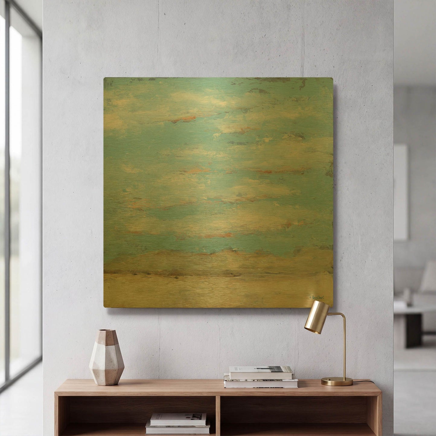 'Look Up, Part 2' By Roey Ebert Gold Metal Wall Art