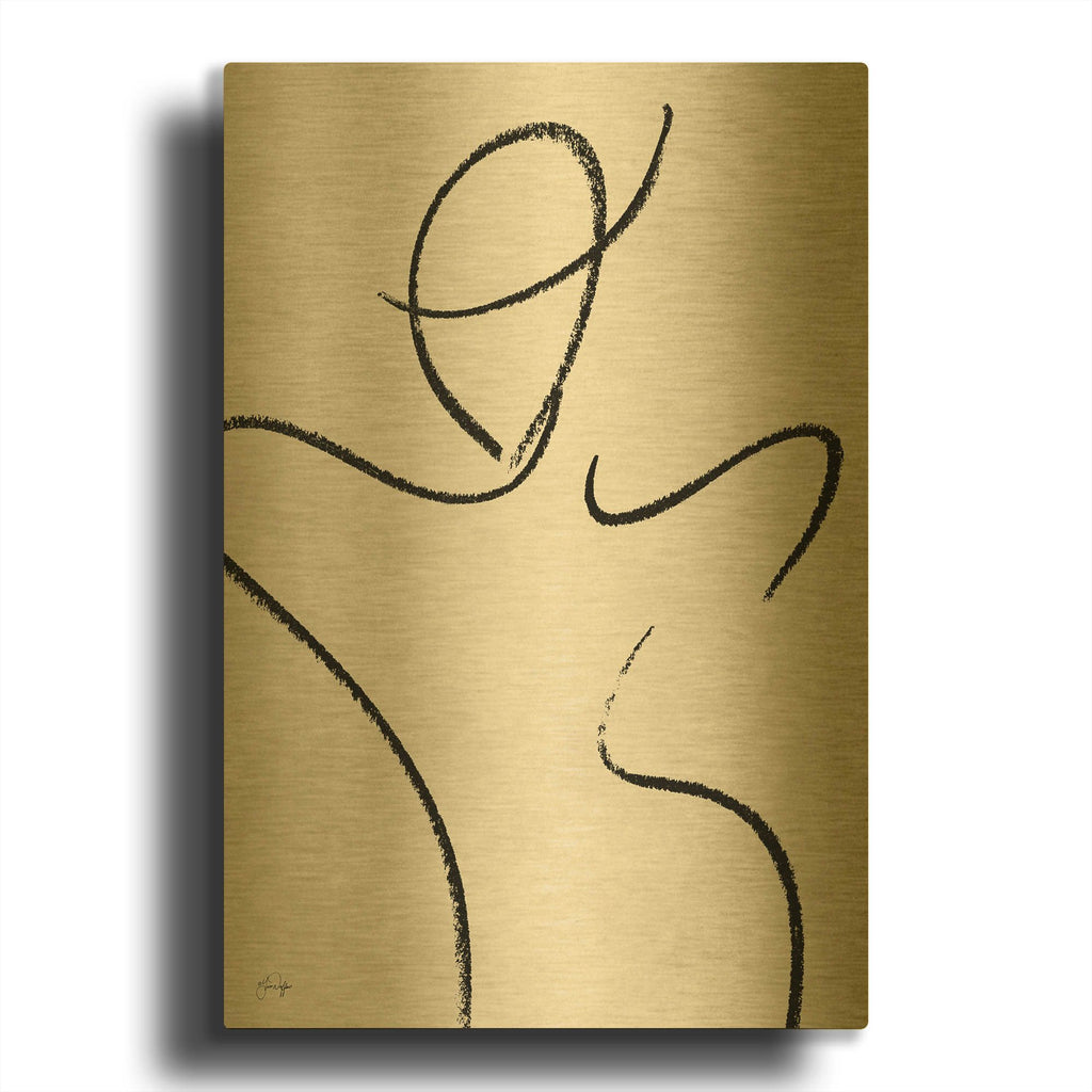 'Miss Carmen' By Yass Naffas Designs Gold Metal Wall Art