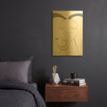 'Ice Elephant' By Yass Naffas Designs Gold Metal Wall Art