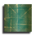 'Blue Diamonds' By Yass Naffas Designs Gold Metal Wall Art