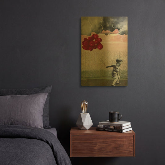 'Lucky Day' By DB Waterman Gold Metal Wall Art