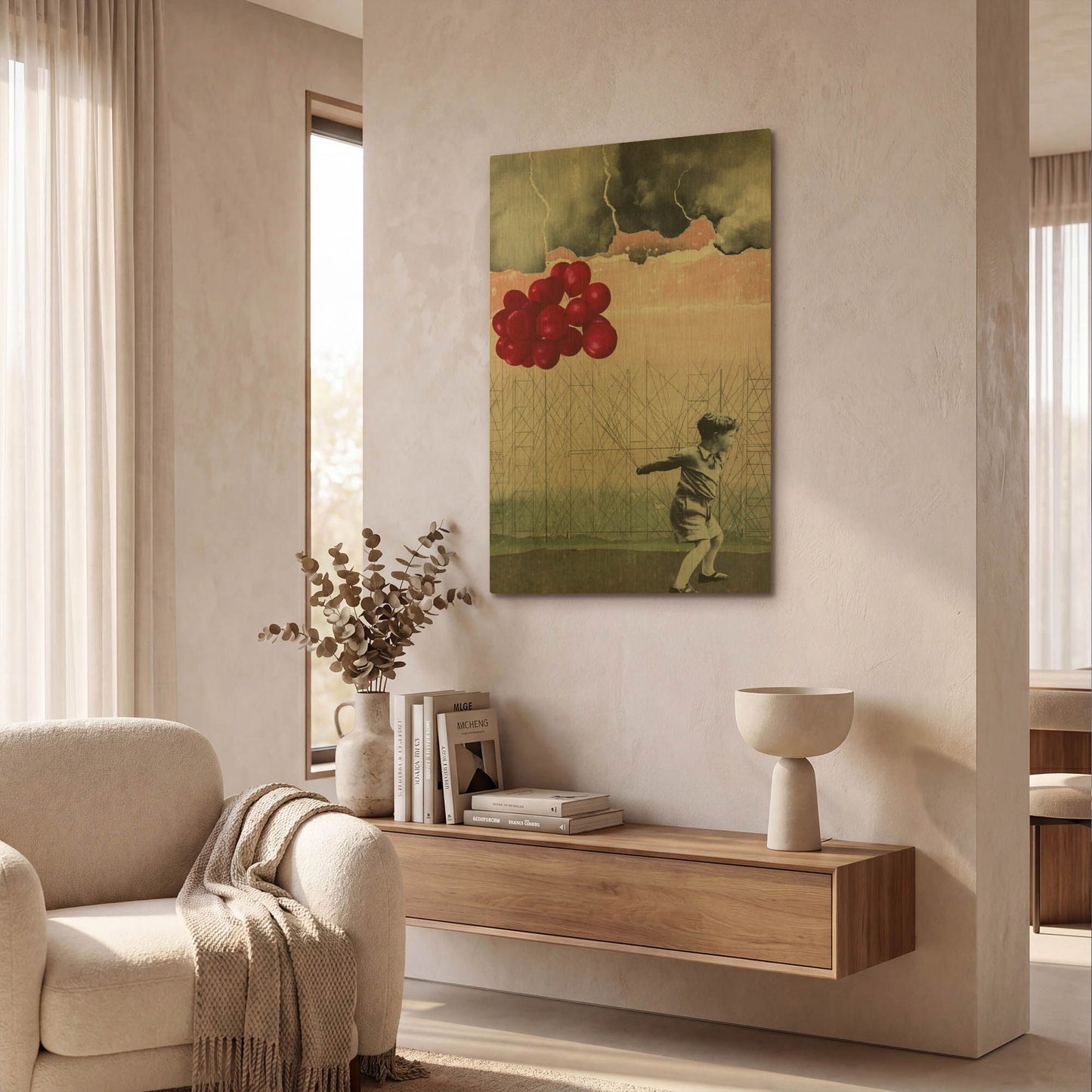 'Lucky Day' By DB Waterman Gold Metal Wall Art