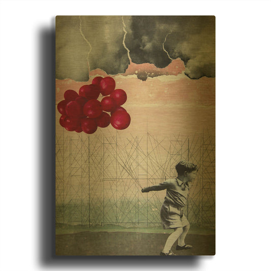 'Lucky Day' By DB Waterman Gold Metal Wall Art