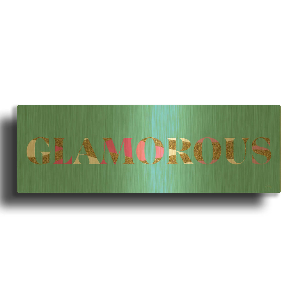 'Glamourous' By Yass Naffas Designs Gold Metal Wall Art