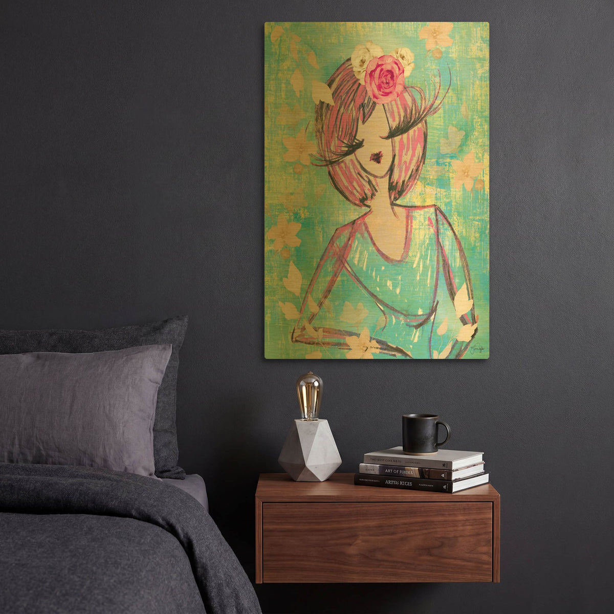 'Classy and Fabulous' By Yass Naffas Designs Gold Metal Wall Art
