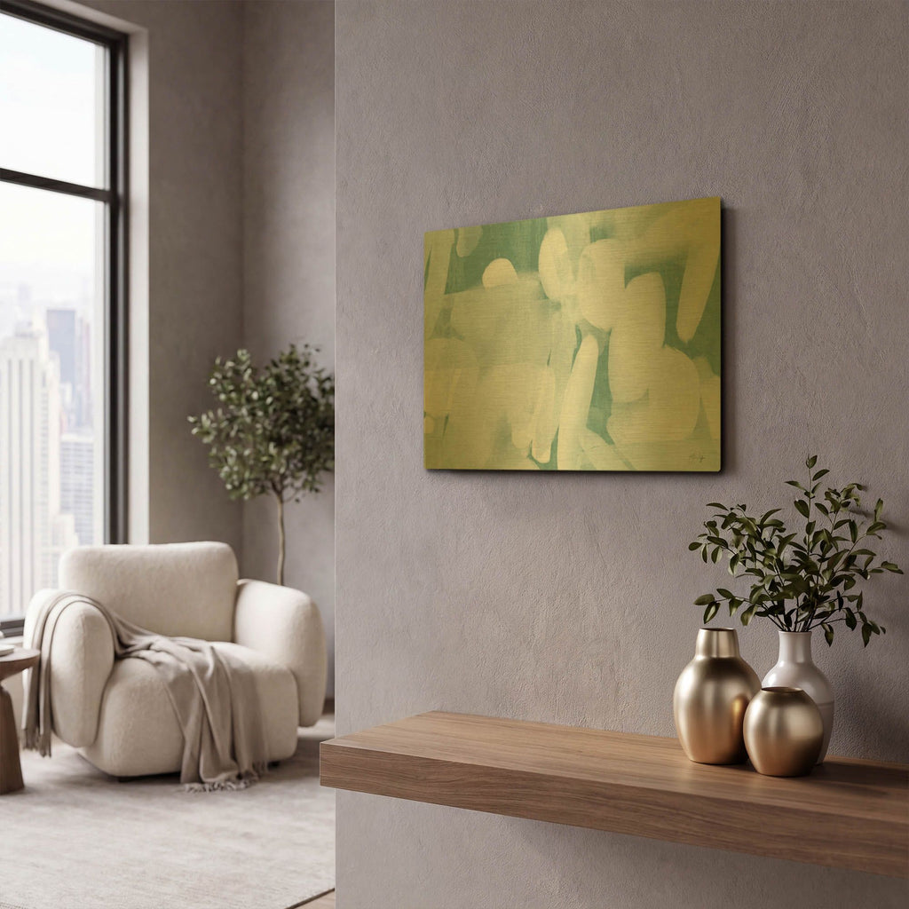 'Essence of Floating' By Yass Naffas Designs Gold Metal Wall Art