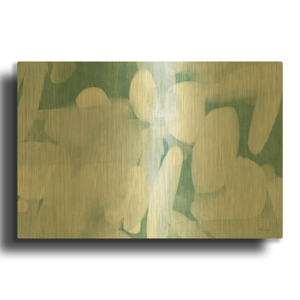 'Essence of Floating' By Yass Naffas Designs Gold Metal Wall Art