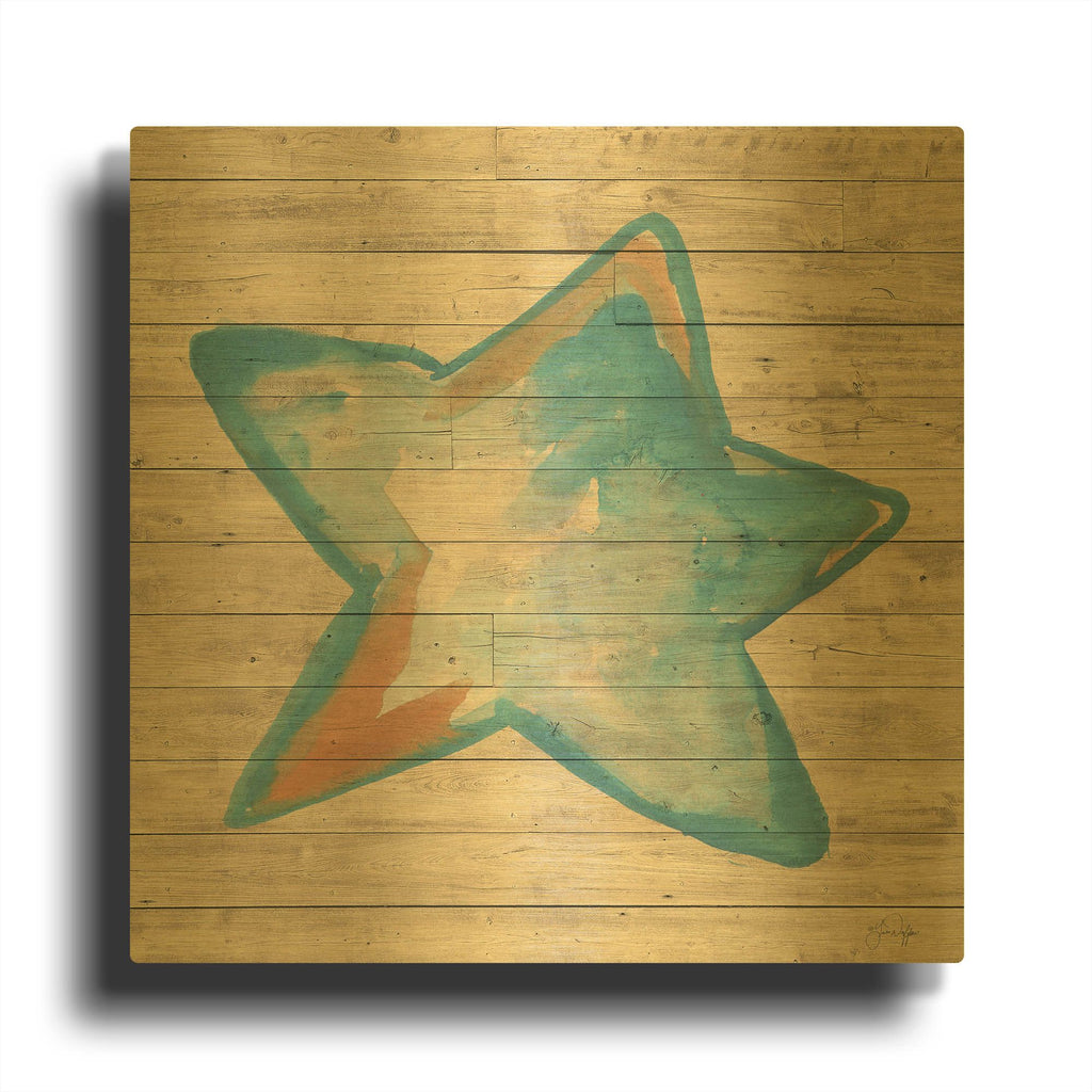 'A Starfish Wish' By Yass Naffas Designs Gold Metal Wall Art