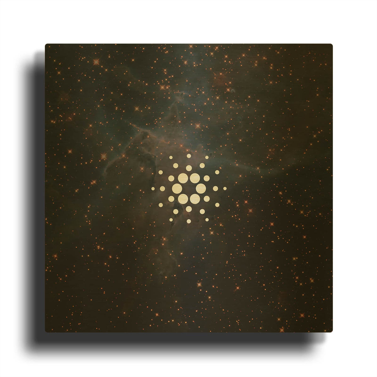 'Constellation Cardano' By Luxe Gold Metal Wall Art