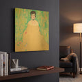 'Amalie Zuckerkandl' By Gustav Klimt Gold Metal Wall Art