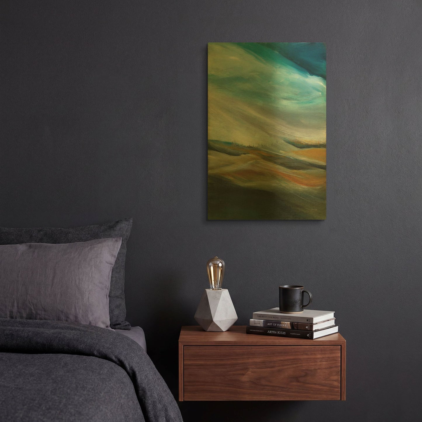 'Sand Storm' By Jan Griggs Gold Metal Wall Art