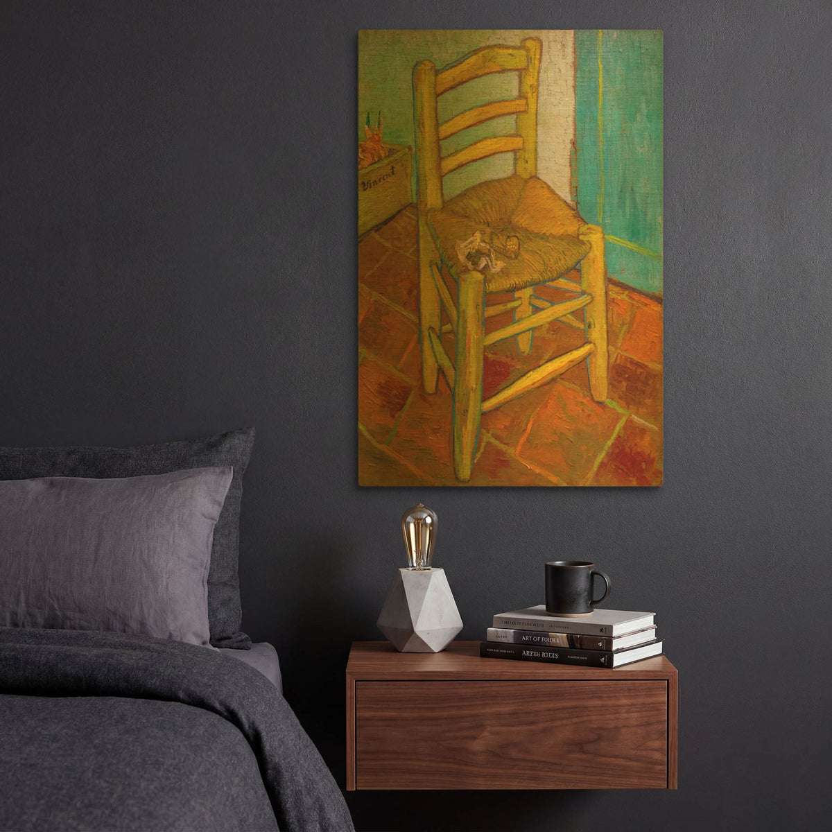 'Van Gogh' By Vincent Van Gogh Gold Metal Wall Art